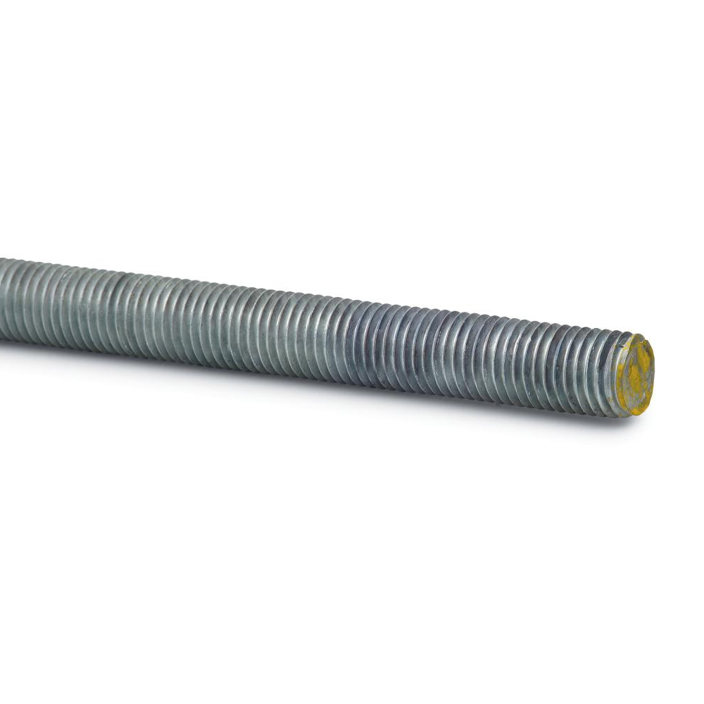 Gängstång MHGS 8.8 FZV M8x1000mm Gul Fast 107568