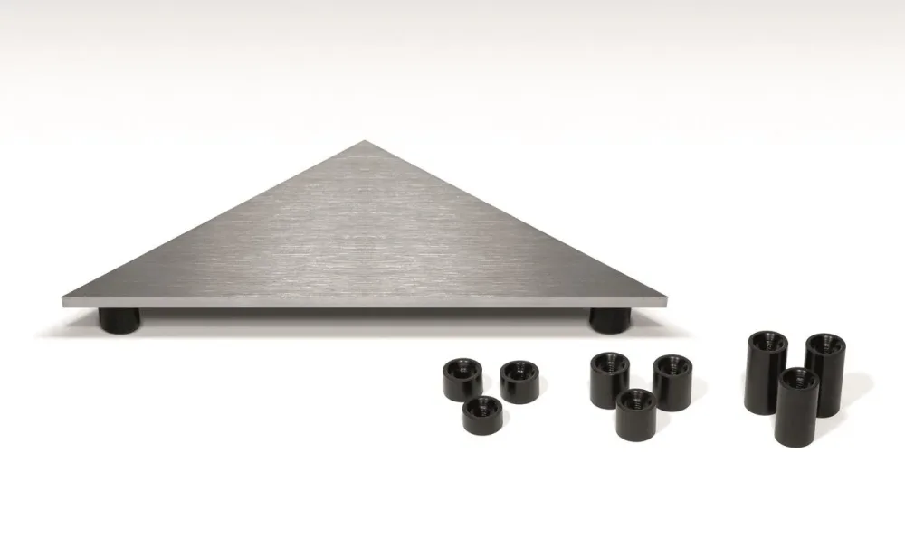 Unidrain HighLine Corner Panel 25 mm, med ram