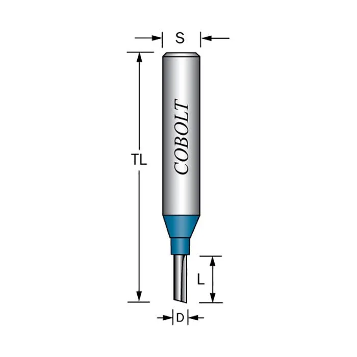 Cobolt 203-011 Notfräs med bottenskär
