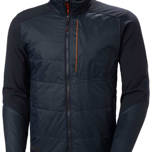 JACKA HELLY HANSEN 73233 KENSINGTON BLÅ L, HYBRID MARINBLÅ