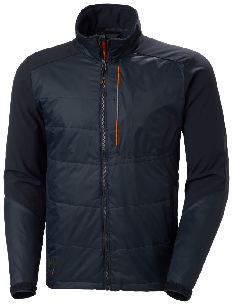 JACKA HELLY HANSEN 73233 KENSINGTON BLÅ L, HYBRID MARINBLÅ