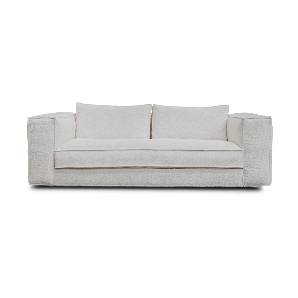 Klinge soffa, Bouclé soft off-white