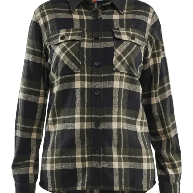 Blåkläder 321811685699XL Skjorta röd/svart Röd/svart