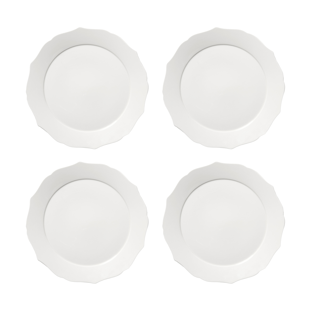 Silhouette tallrik L Ø26 cm 4-pack, White