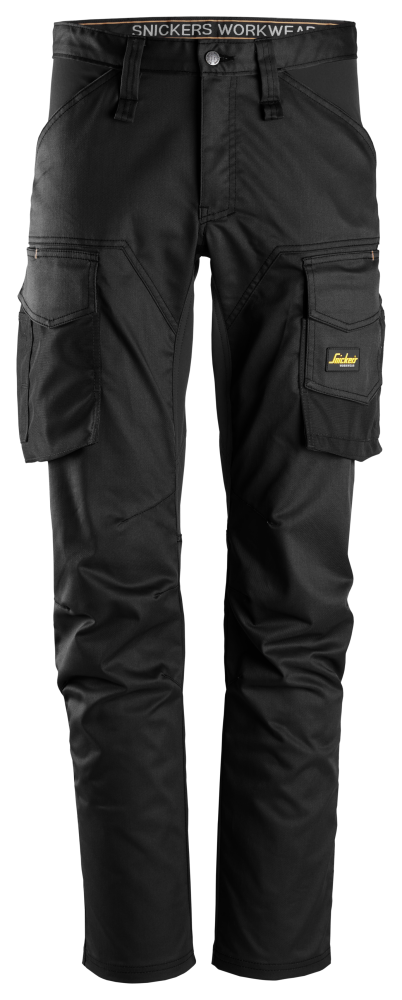 SERVICEBYXA 6803 AW C 48 SVART STRETCH SNICKERS
