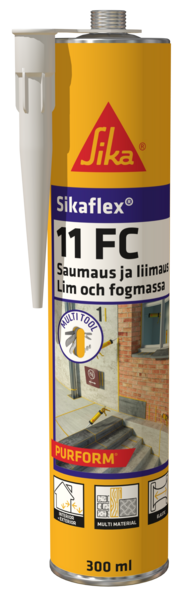 SIKAFLEX-11FC BETONGGRÅ 300ML PURFORM LIM&FOGMASSA