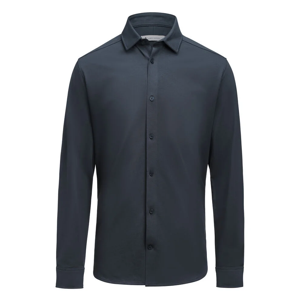 James Harvest Upton Skjorta marin M