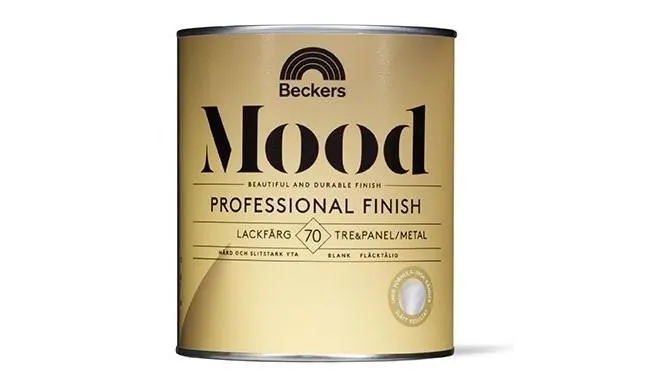 Beckers Mood Pro Finish 70 Lackfärg blank Valfri kulör