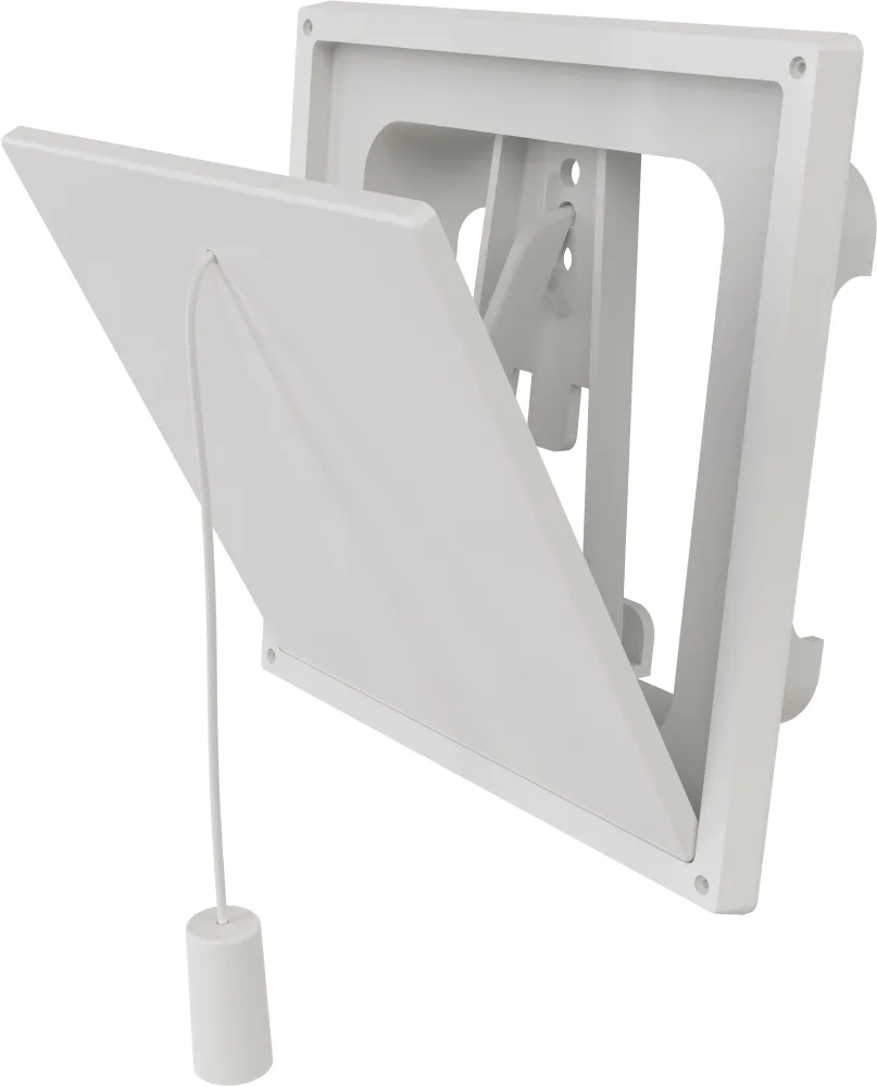 Flexit 02022 Klaffventil vit, plast 100 x 150 mm