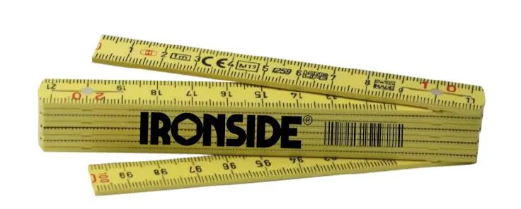 Ironside 102964 Måttstock 2 m 2 m