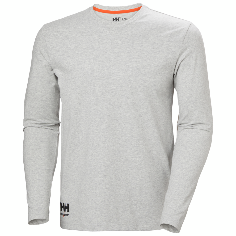 T-SHIRT 79242 EVO LÅNGÄRMAD LJUSGRÅ 2XL