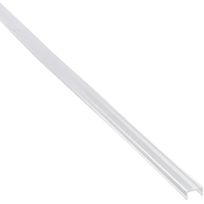 Hide-a-Lite U-profil Hög Täcklock till aluminiumprofiler, 2 m Klar - Bild 2