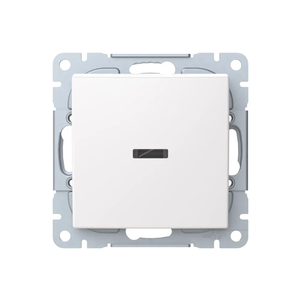 ABB Saga 1466UC-916 Strömställare tryckknapp trapp med transparent lins