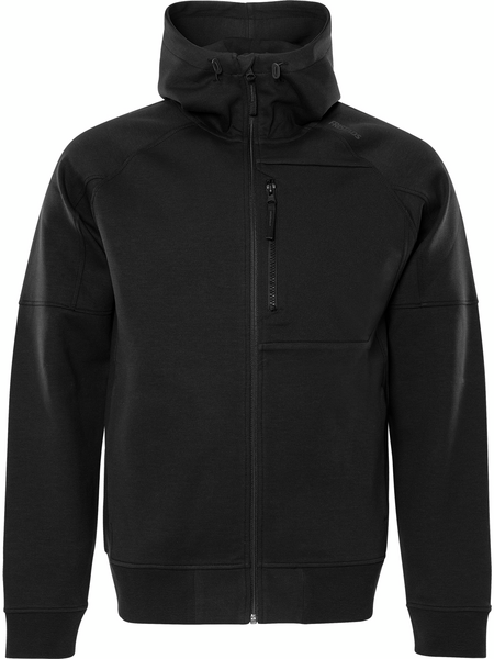 SWEATSHIRTJACKA 7831 SVA XL SVART MED HUVA GKI