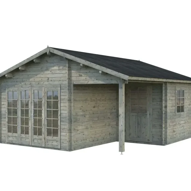 Palmako Irene Stuga 28,1 m²/inv. 21,9+5,2 m², grå, impr.