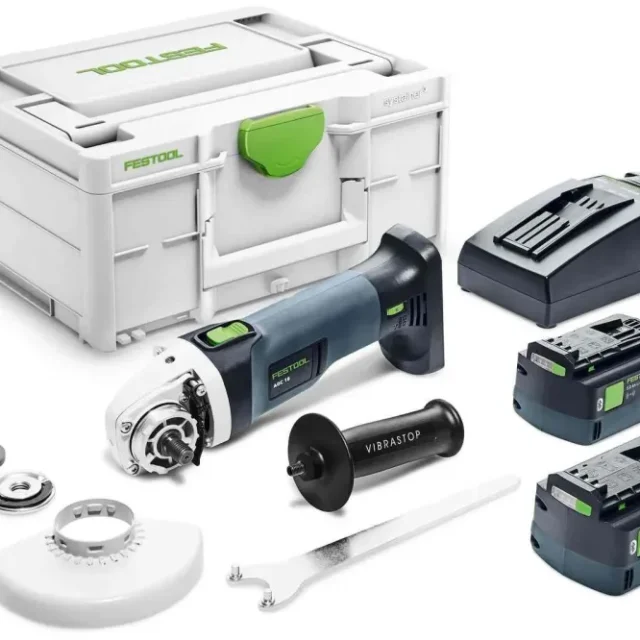 Festool AGC 18-125 5,0 EBI-Plus Vinkelslip med batteri och laddare