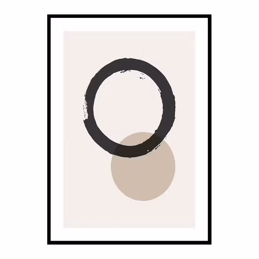 Poster Gallerix Layered Abstract No1 Storlek: 70x100 cm