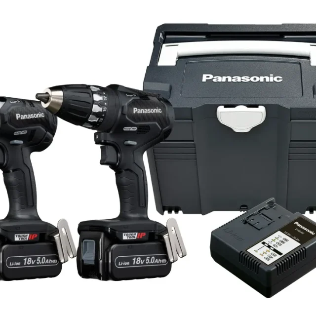 Panasonic EYC231LJ EYC231LJ2G32 Verktygspaket med borrskruvdragare och slagskruvdragare