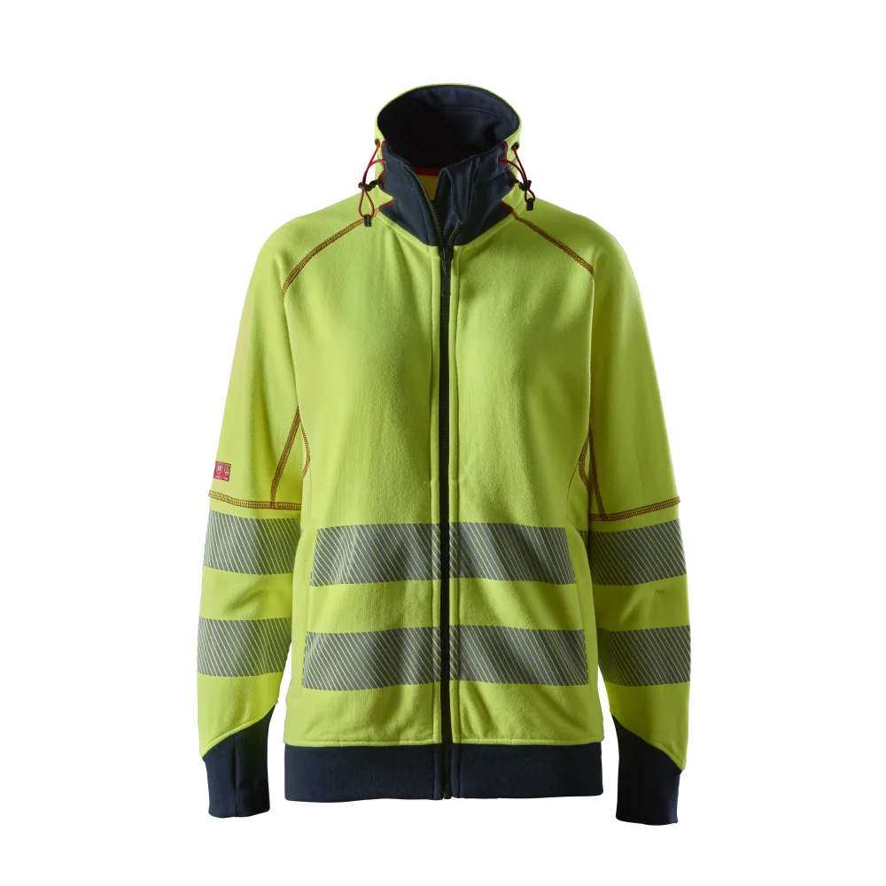 Snickers Workwear ProtecWork 2367 Varseltröja varsel, gul/marinblå, dam, klass 3, flamskydd XXL