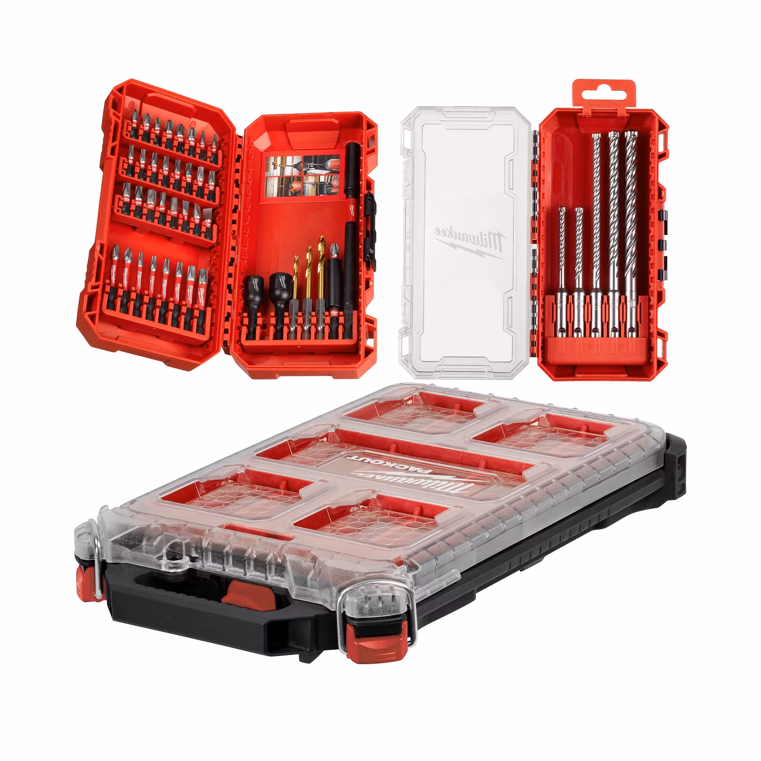 Kjøp Milwaukee Bits- & SDS+ MX4 Borsett, 45 deler