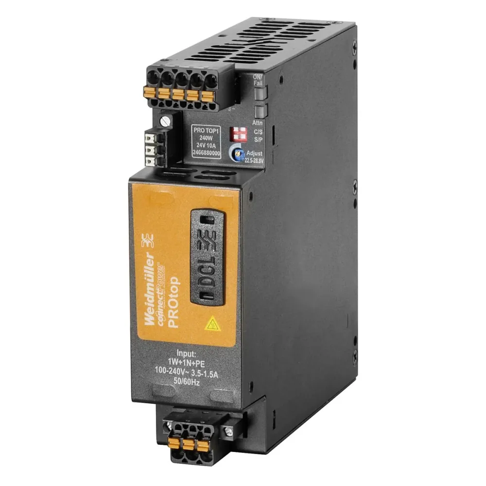 Weidmüller PRO TOP1 Nätaggregat 1-fas 480 W, 24 V, 20 A