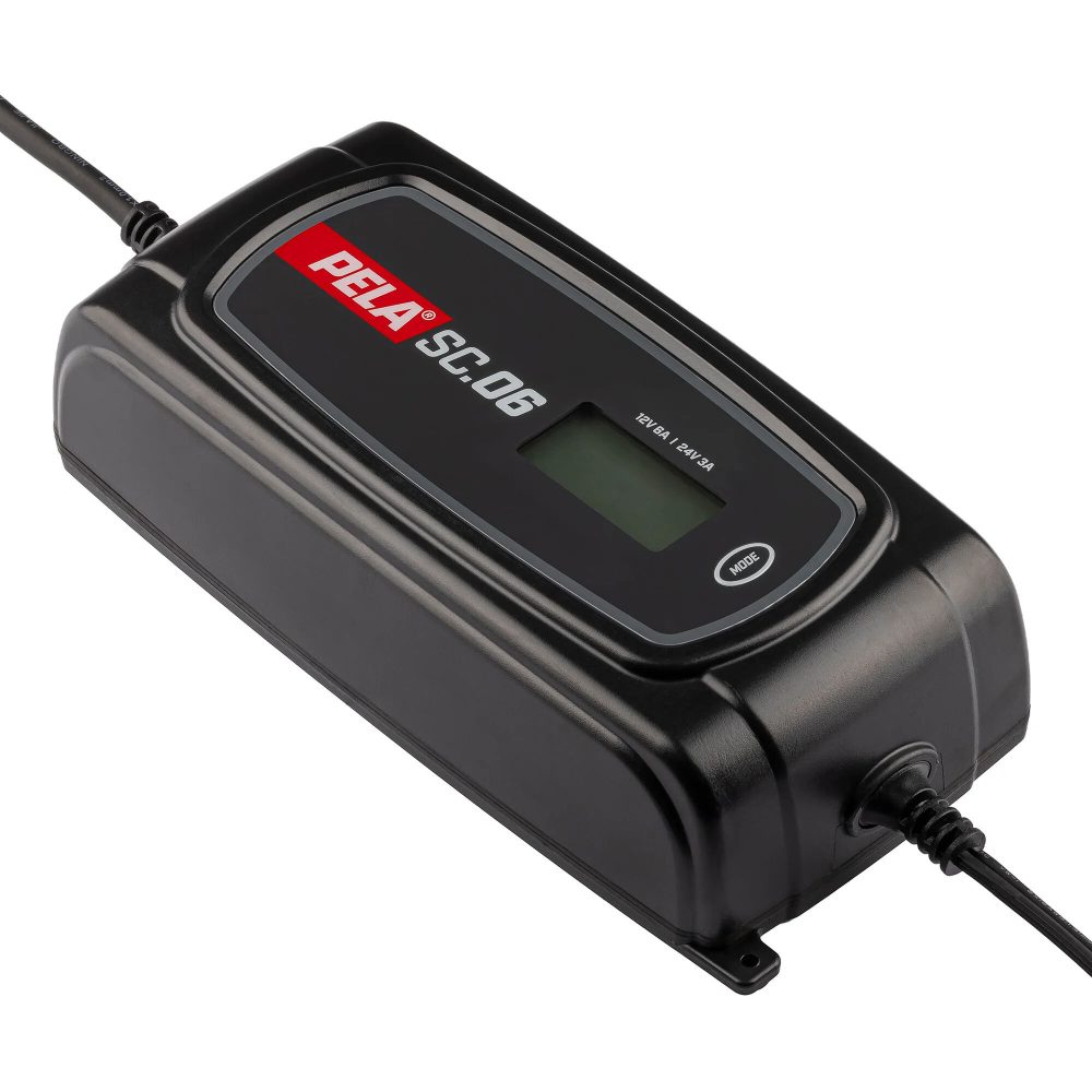 Kjøp PELA Batterilader SC.06, 12V 6A / 24V 3A