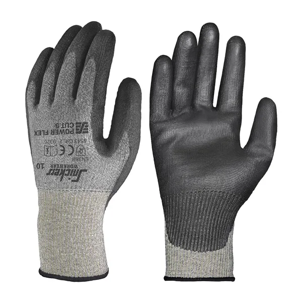Snickers Workwear 9326 Power Flex Handske stengrå/svart 8