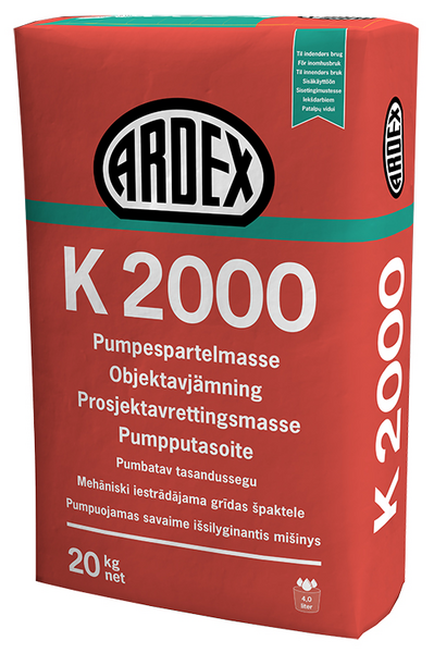 GOLVSPACKEL ARDEX K2000 20KG