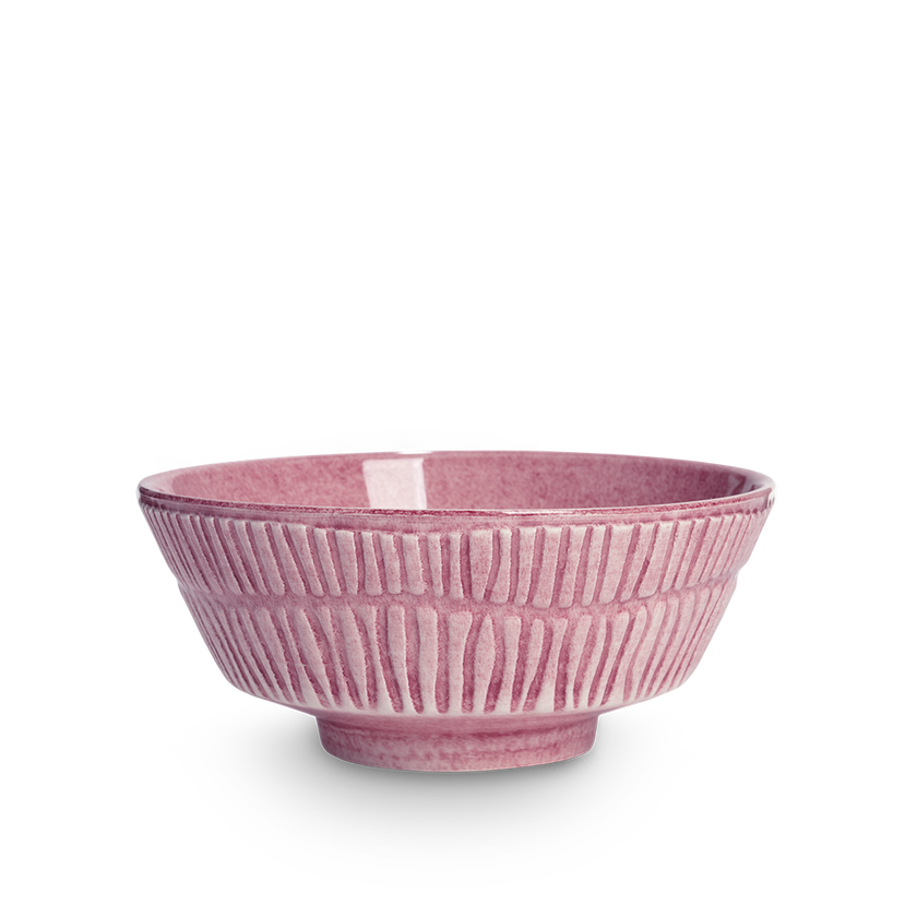 Stripes Skål 15 cm Rosa