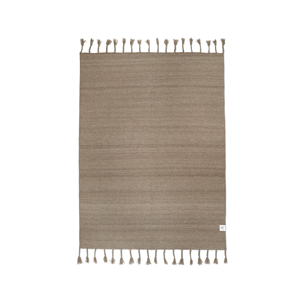 Plain matta, beige, 170x230 cm