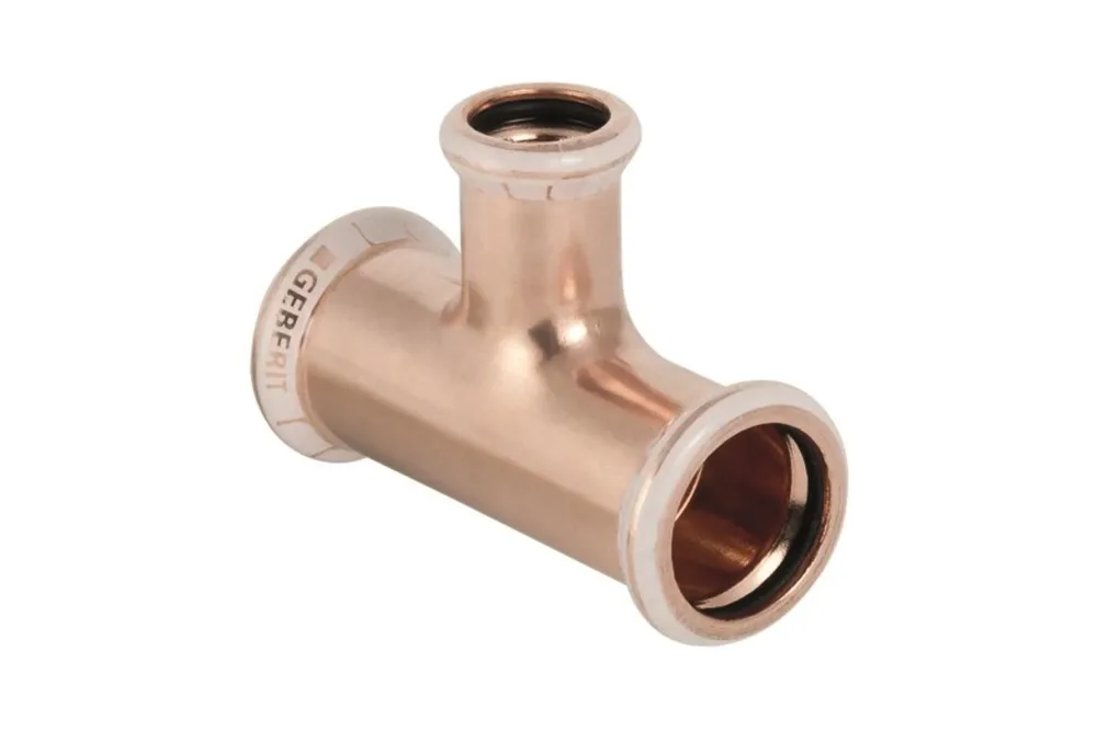 Geberit 1768303 T-rör med förminskat avstick 15 x 12 x 15 mm - Bild 2