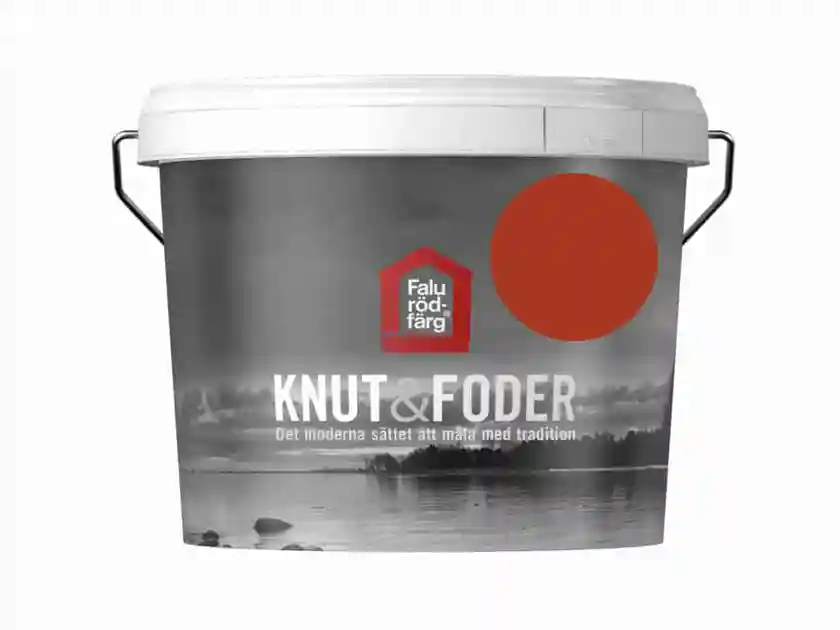 Falu Rödfärg Knut & Foder - Ljusröd 3L