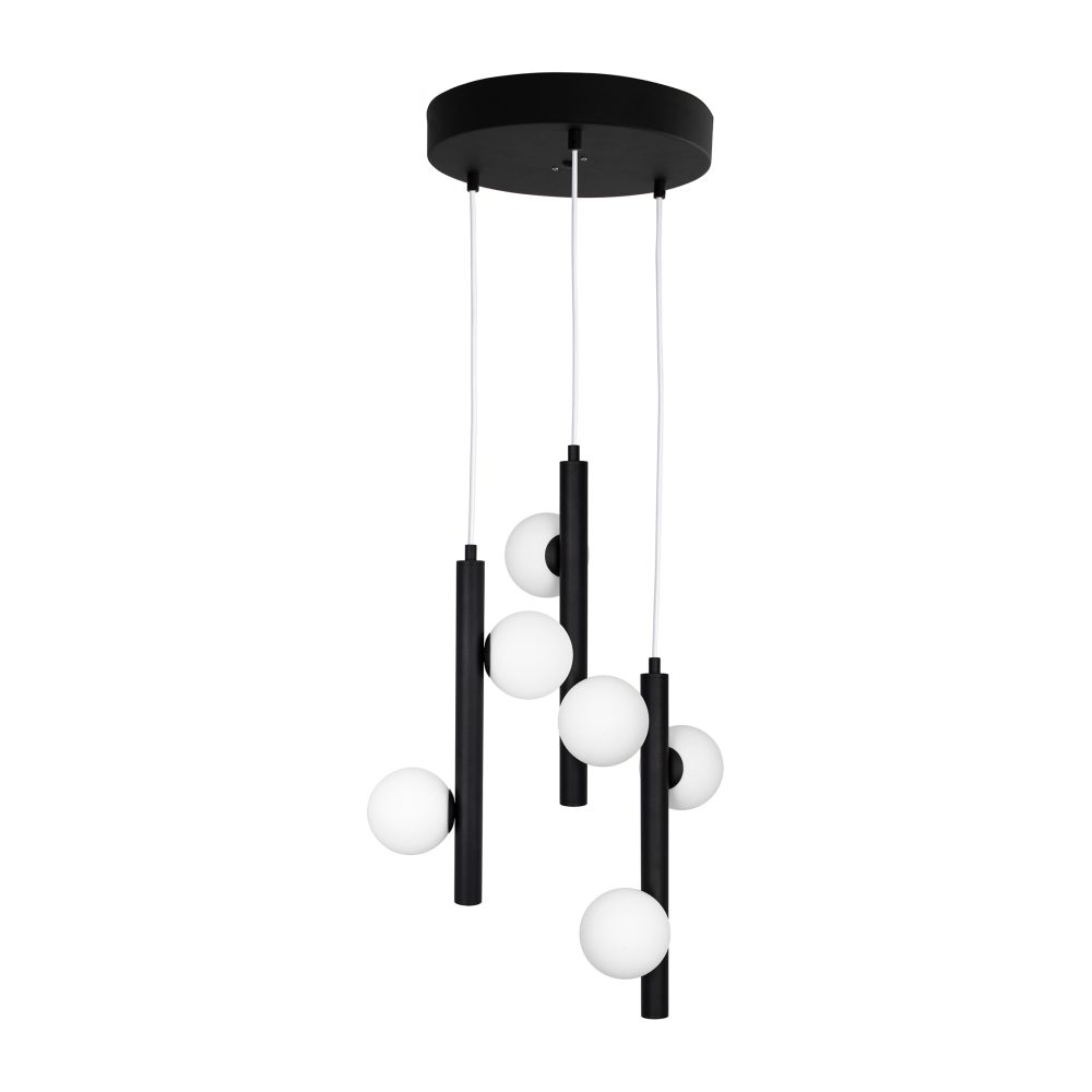 Pearl 3 pendel, Svart