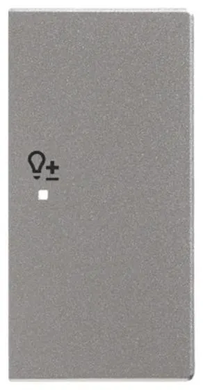 ABB Impressivo 6220-0-0259 Enkelvippa dimmer, höger Aluminium - Bild 2