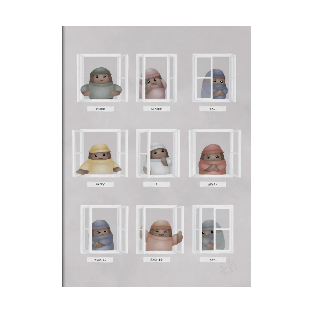 My feelings poster, 30x40 cm