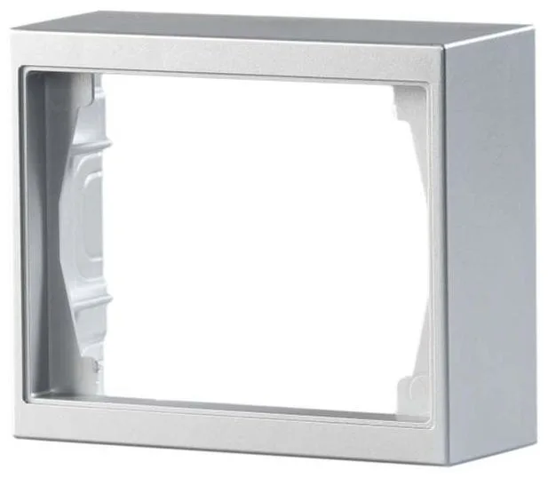 ABB Impressivo Förhöjningsram 2-vägs, aluminium 3-fack