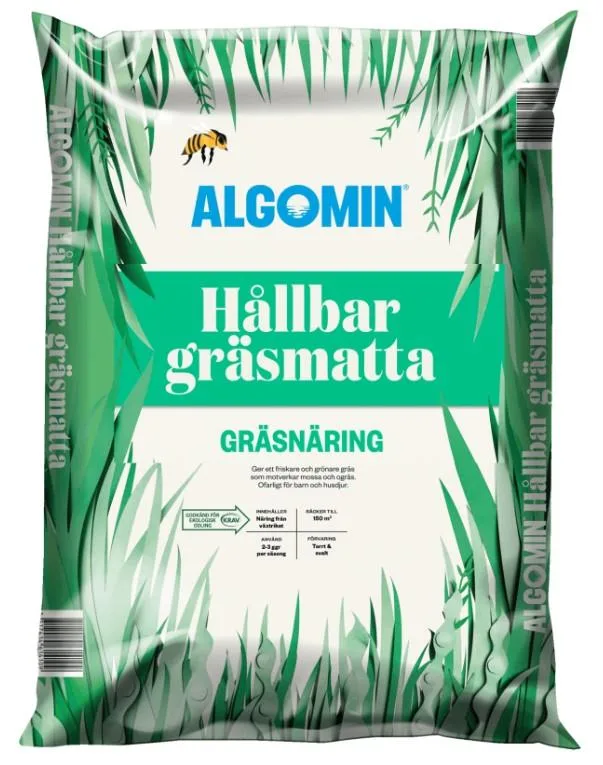 Algomin Hållbar Gräsmatta Gräsnäring 10 kg