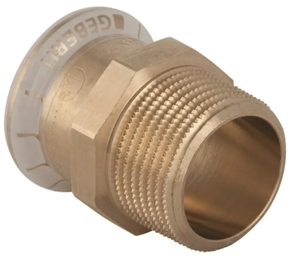 Geberit 1766522 Övergångsmuff 76,1 x 65 mm, utv. gänga