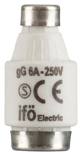 Ifö Electric gG D-säkring 250V 6A, 1-pack - Bild 2