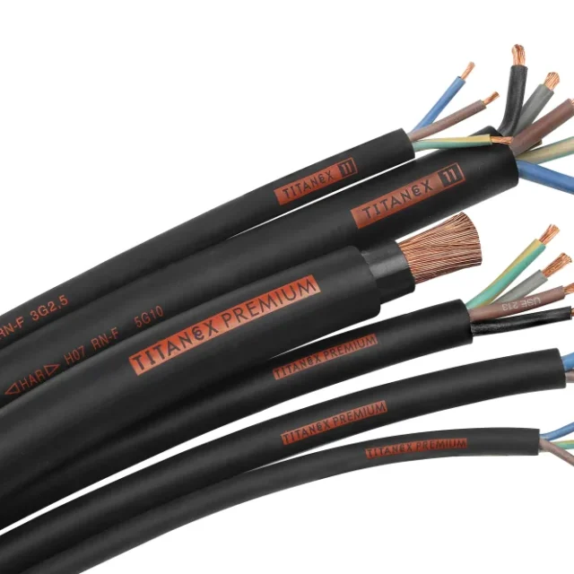 Nexans TITANEX Gummikabel H07RN-F 2x1 mm², 500 m, trumma