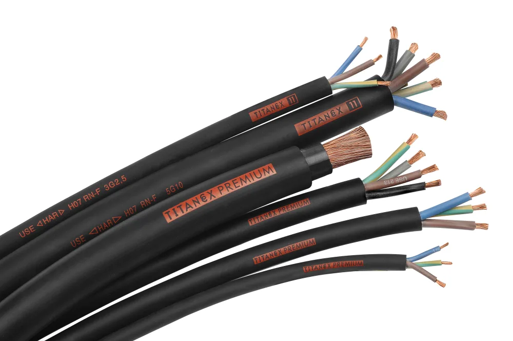 Nexans TITANEX Gummikabel H07RN-F 2x1 mm², 500 m, trumma
