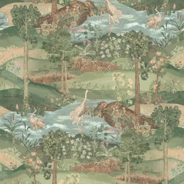 Palace Tapestry Royal Green