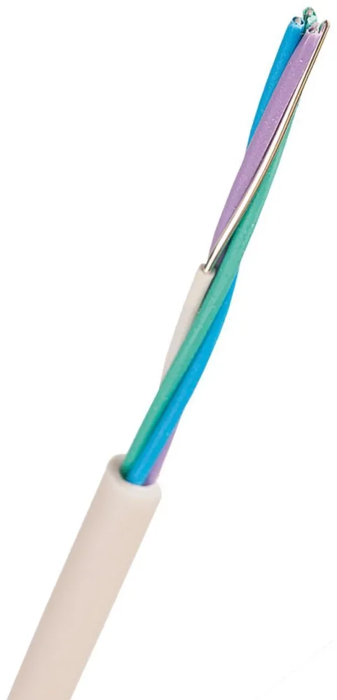 Nexans EQQXB EASY Telekabel 1 m, vit 50x2x0.5 mm