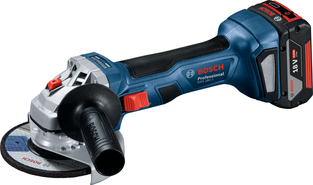 VINKELSLIP BOSCH GWS 18V-7 125MM SOLO L-BOXX