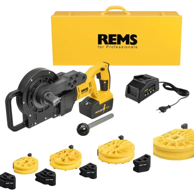 REMS 580066 R220 Bockmaskin 3/8-7/8 ", med batteri och laddare