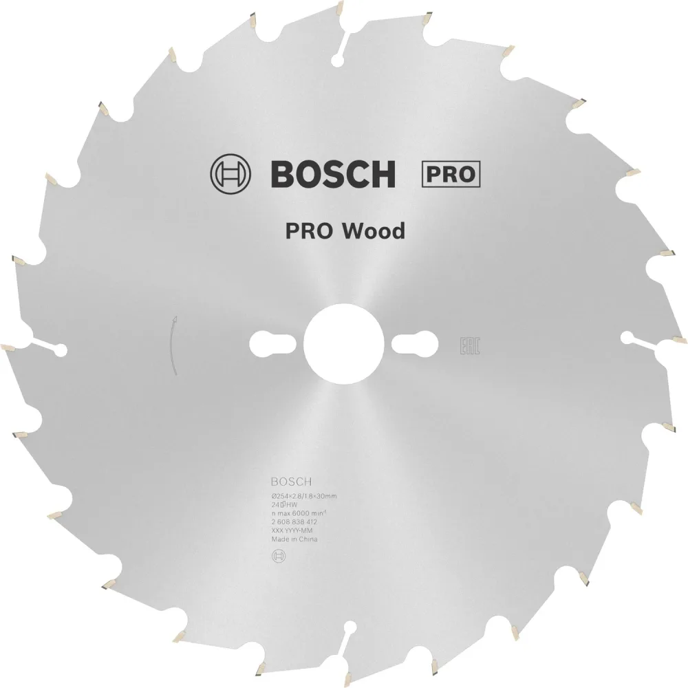 Bosch 2608838412 Cirkelsågklinga 254X30X, 24T
