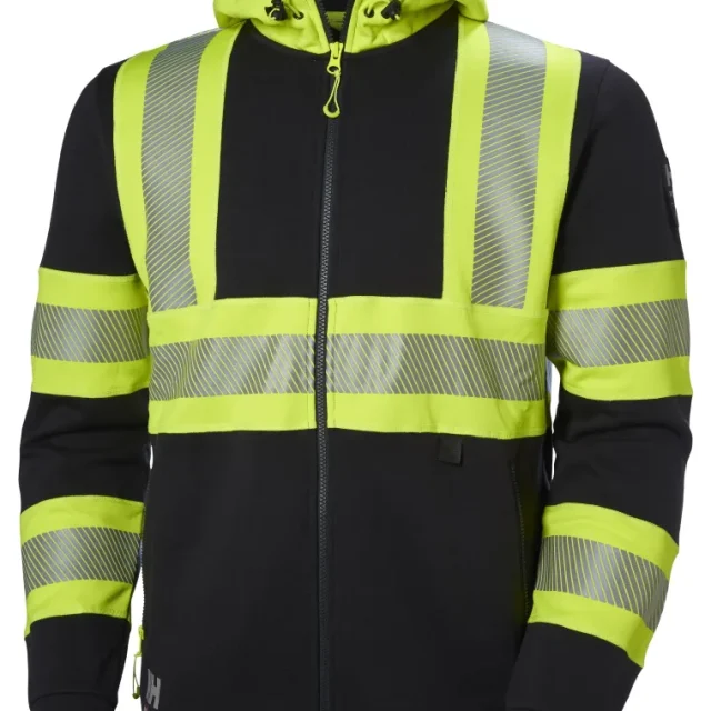 Helly Hansen Workwear ICU 79273-369 Luvtröja varsel, svart/gul 3XL