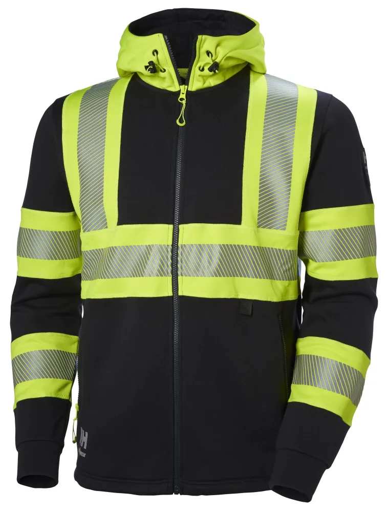 Helly Hansen Workwear ICU 79273-369 Luvtröja varsel, svart/gul 3XL