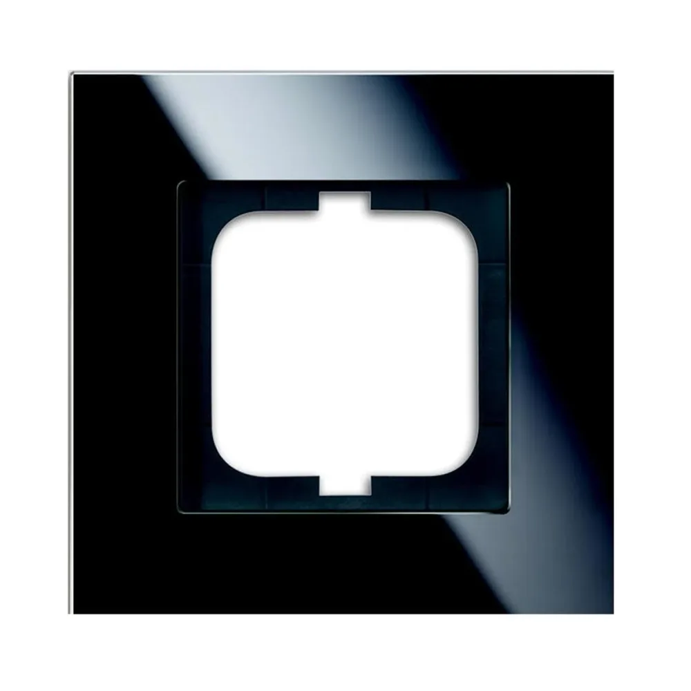 ABB 1724-825 Kombinationsram svart glas 4-fack