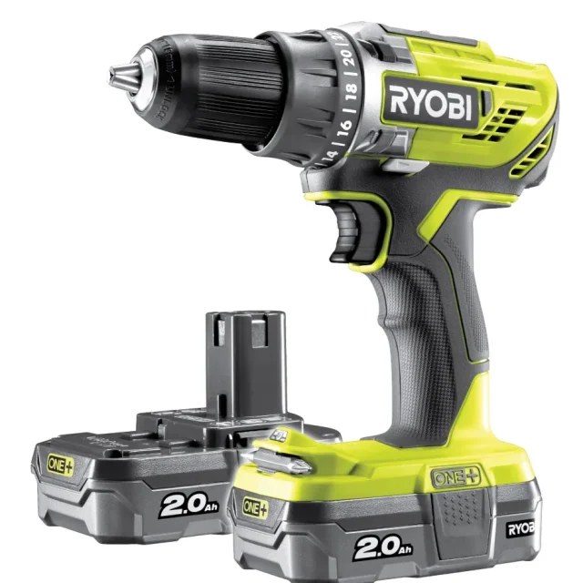 Ryobi R18DD3-220S Borrskruvdragare med batteri och laddare